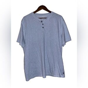 Lucky Brand Venice Men Burnout Henley Shirt‎ Sleeve Shirt Size X-Large